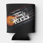 リバティーロックヴィンテージアメリカ国旗 缶クーラー (裏面)