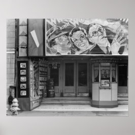 リバティ劇場、1935年。ヴィンテージ写真 ポスター