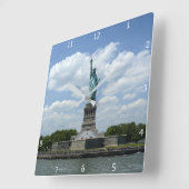 リバティ島 スクエア壁時計 (傾斜)