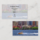 リバティ州パーク – モリス運河バウンズのジェットスキー 名刺 (正面/裏面)