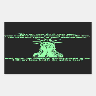 リバティ泣き叫びシール 長方形シール