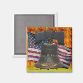 リバティ燃焼磁石 マグネット (正面/裏面)