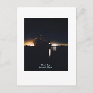 リバティ船SSJeremiah O'brien - カスタマイズ  ポストカード