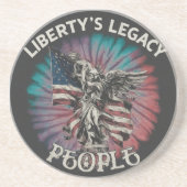 "リバティ誇りを持ったの遺産の人数々の々。 コースター (正面)