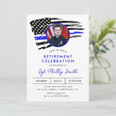 リバティ警察軍隊退職パーティー写真 招待状 (スタンド正面)