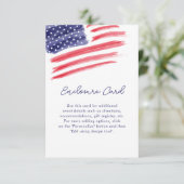 リバティ警察軍隊退職パーティー エンクロージャーカード (スタンド正面)