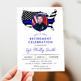 リバティ警察軍隊退職パーティー 招待状