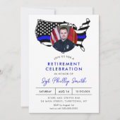 リバティ警察軍隊退職パーティー 招待状 (正面)