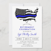 リバティ警察軍隊退職パーティー 招待状 (正面)