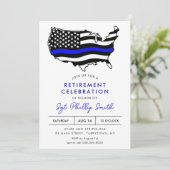 リバティ警察軍隊退職パーティー 招待状 (スタンド正面)