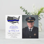 リバティ警察・軍隊引退パーティー 招待状 (スタンド正面)