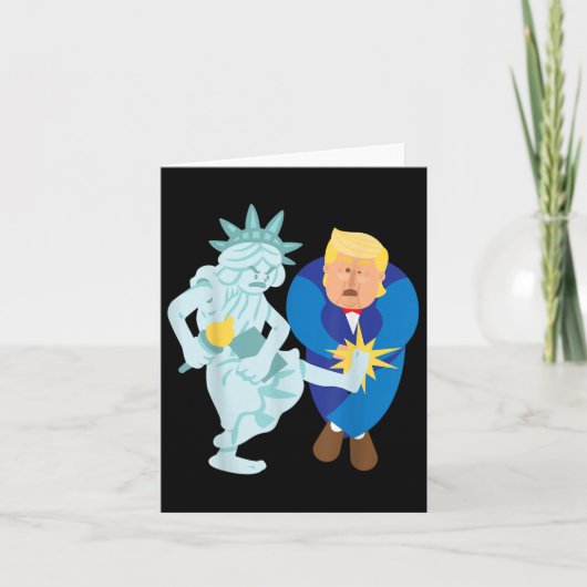 リバティ蹴トランプ2020選挙アンチドナルド カード (正面)