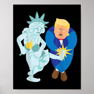 リバティ蹴トランプ2020選挙アンチドナルド ポスター