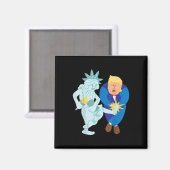 リバティ蹴トランプ2020選挙アンチドナルド マグネット (正面/裏面)