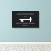 リバティ鍵キャンバス キャンバスプリント (インサイチュ (ウッドフロア))