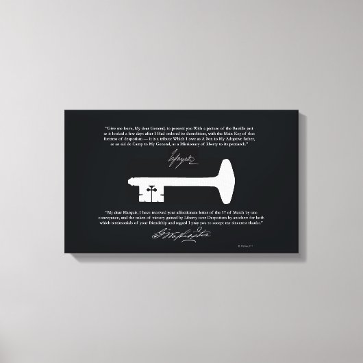 リバティ鍵キャンバス キャンバスプリント (正面)