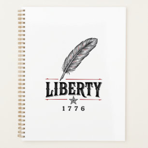 リバティ1776愛国フェザーベクトルデザイン1 プランナー手帳