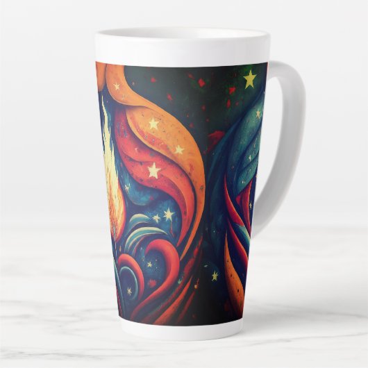 リバティ カフェラテマグ (右アングル)