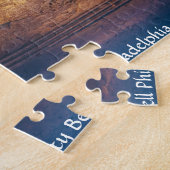 リバティ・ベル・フィラデルフィア。ジグソーパズル ジグソーパズル (側面)