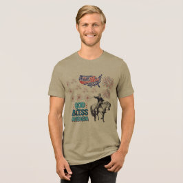 リバティ・ライツ・ショーオリーブ トライブレンドTシャツ