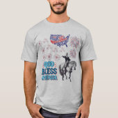 リバティ・ライツ・ショー グレー Tシャツ (正面)