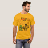 リバティ・ライツ・ショー ゴールド Tシャツ (正面フル)