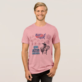 リバティ・ライツ・ショー マーブル トライブレンドTシャツ