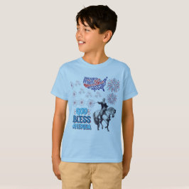 リバティ ライツ ショー ライトブルー Tシャツ