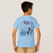 リバティ ライツ ショー ライトブルー Tシャツ (裏面フル)