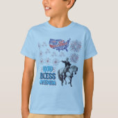 リバティ ライツ ショー ライトブルー Tシャツ (正面)