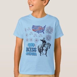 リバティ ライツ ショー ライトブルー Tシャツ