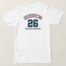 リバティFC ネイビー スターTシャツ プレミアムUSAフットボール Tシャツ