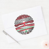 リバノンリバネシチオステリーヒッシュオステリーイクバウム ラウンドシール (封筒)