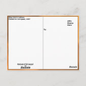 リバプールに対するジョン王の手紙特許、1207年 ポストカード (裏面)