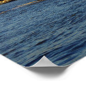 リバプールウォーターフロントの先にあるメルセイフェリー ポスター (角)