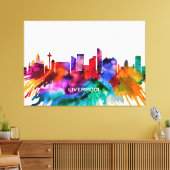 リバプールスカイライン キャンバスプリント (インサイチュ (リビング))