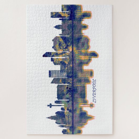 リバプールスカイライン ジグソーパズル (縦)