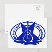 リバプールブルー ポストカード (正面/裏面)