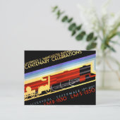 リバプールマンチェスター鉄道ヴィンテージポスター ポストカード (スタンド正面)