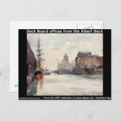 リバプール波止場委員会事務所、アルバート波止場。 ポストカード (正面/裏面)