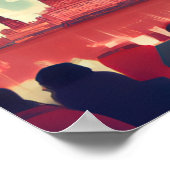 リバプール漫画スタイル ポスター (角)