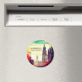 リバプール統一されたキングダムトラベル マグネット (インサイチュ (食洗機))