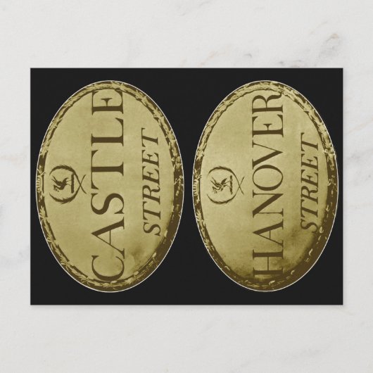 リバプール通りシンボルや象徴:1800年代初頭 ポストカード (正面)