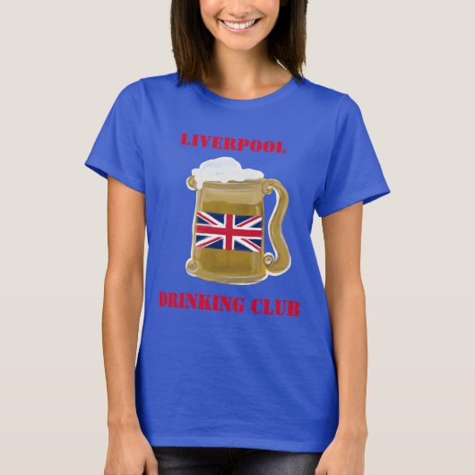 リバプール飲みクラブ Tシャツ (正面)