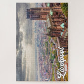 リバプール，イギリス統一された王国 ジグソーパズル (縦)