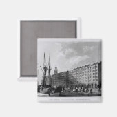 リバプール、ジョージ波止場の御倉 マグネット (正面/裏面)