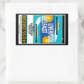 リバプール – ベルファストフェリー 長方形シール (バッグ)