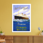 リバプール、米国、カナダ（ブリタニック） キャンバスプリント (インサイチュ (リビング))