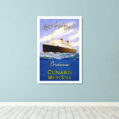 リバプール、米国、カナダ（ブリタニック） キャンバスプリント (インサイチュ (ウッドフロア))