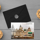 リバプー統一されたルキングダムシティビュー ポストカード